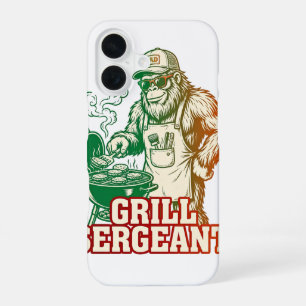 Grill Sergeant Funny Bigfoot iPhone Case