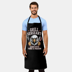 Grill Sergeant: Patriotic BBQ Apron