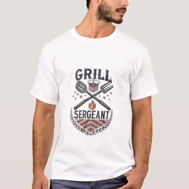 grill sergeant T-Shirt (Front)