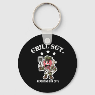Grill Sgt. Funny Bbq Cookout Key Ring