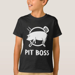 Grill Smoker Pit Boss Meat Lover Bbq Grilling T-Shirt