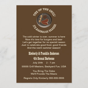 Grill Time Invitation