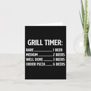 Grill Timer - Bbq Lover Pitmaster Barbecue Grill S Card