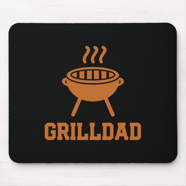 Grilldad Barbecue Grill Daddy Master Bbq Smoker Ch Mouse Mat (Front)
