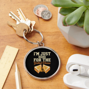 Grilled Cheese Day Key Ring