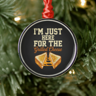 Grilled Cheese Day Metal Tree Decoration