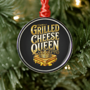 Grilled Cheese Day Metal Tree Decoration