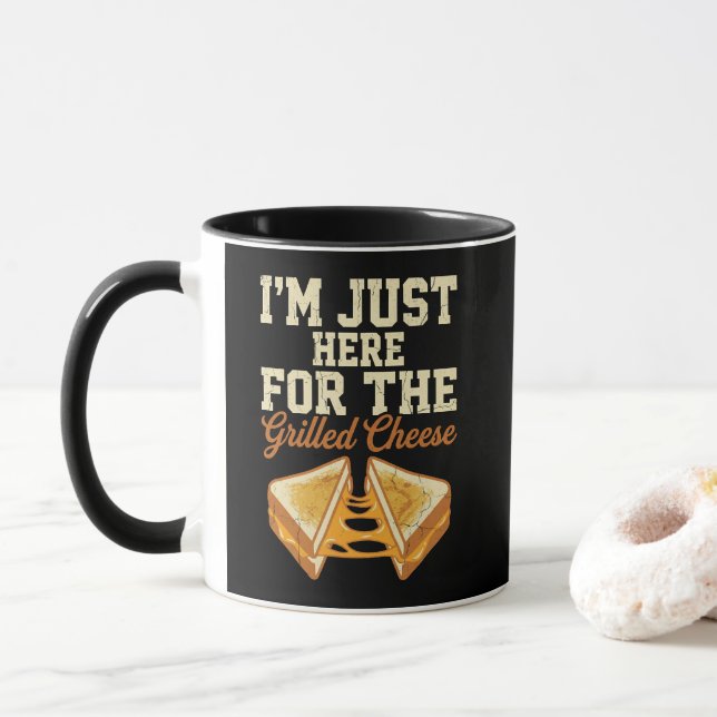 Grilled Cheese Day Mug (With Donut)