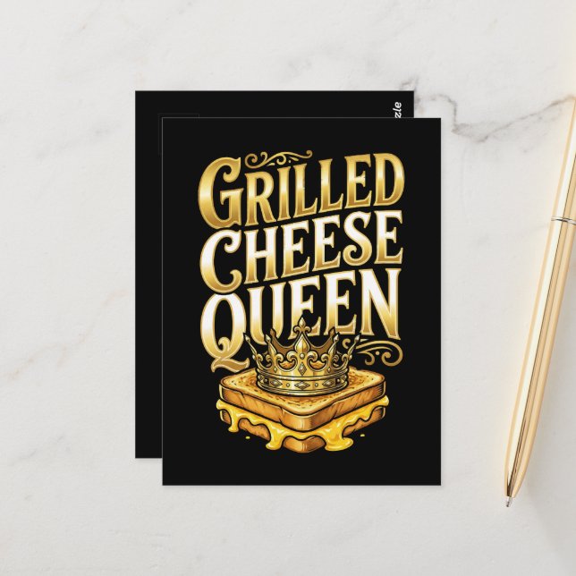 Grilled Cheese Day Postcard (Front/Back In Situ)