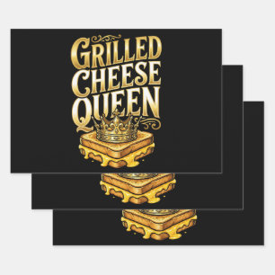 Grilled Cheese Day Wrapping Paper Sheet