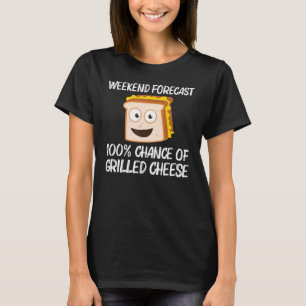 Grilled Cheese Designs Men Women Grilling Foodie T-Shirt