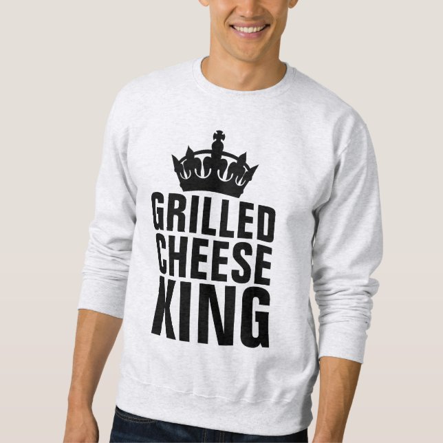 GRILLED CHEESE KING T-SHIRTS TEES (Front)