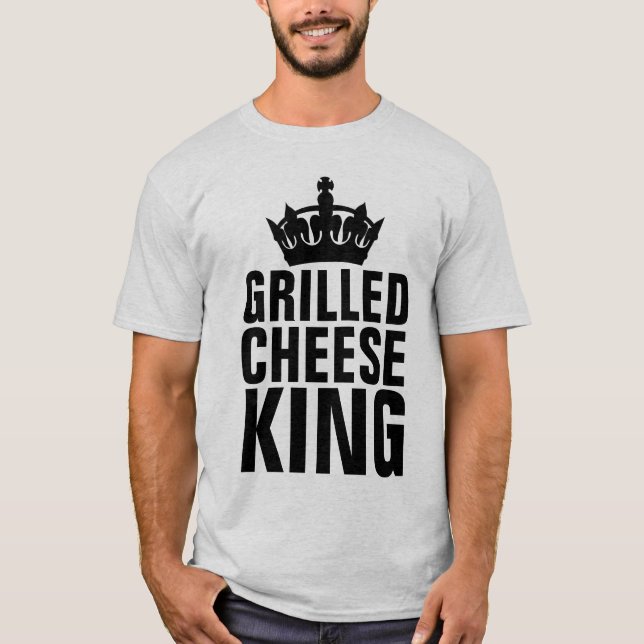 GRILLED CHEESE KING T-SHIRTS TEES (Front)