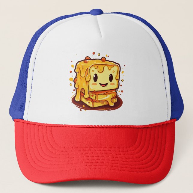 Grilled cheese lover trucker hat (Front)