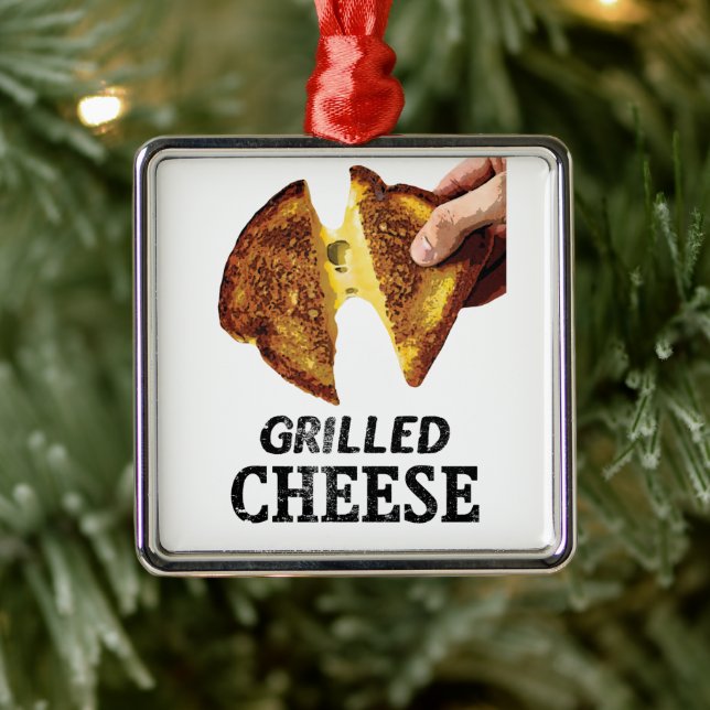 Grilled Cheese  Metal Tree Decoration (Tree)