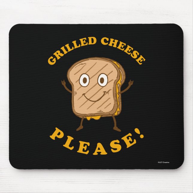 Grilled Cheese Please Mouse Mat (Front)