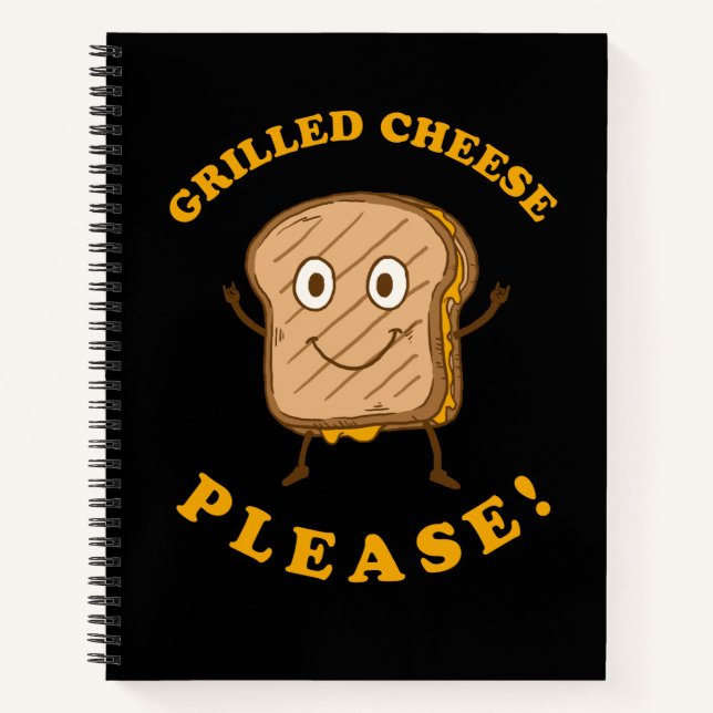 Grilled Cheese Please Notebook (Front)