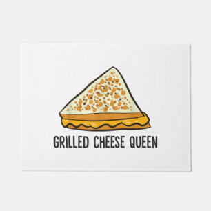 Grilled Cheese Queen Funny Grilled Cheese  Doormat