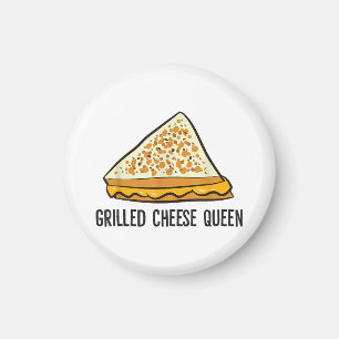 Grilled Cheese Queen Funny Grilled Cheese  Magnet