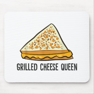Grilled Cheese Queen Funny Grilled Cheese Mouse Mat