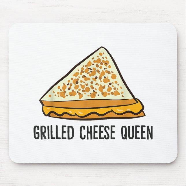 Grilled Cheese Queen Funny Grilled Cheese  Mouse Mat (Front)