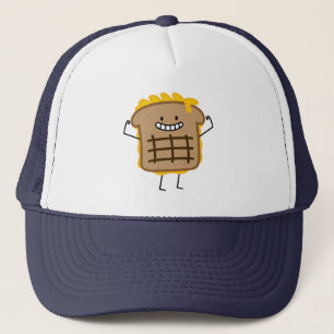 Grilled Cheese Sandwich Cheddar Toasted Bread Trucker Hat