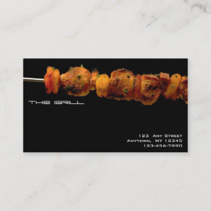 Grilled foods - Restaurant business card