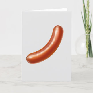 Grilled sausage Greeting Card