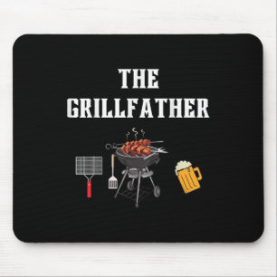 Grillfather Grilling Funny Bbq Meat Dad Grandpa Gr Mouse Mat
