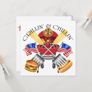 Grillin' and Chillin' Attorney  Law Invitation