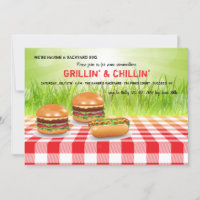 Grillin' and Chillin' Invitation