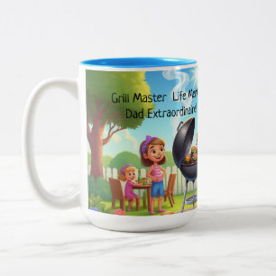 Grillin’ & Chillin’ Personalised Father’s Day Mug