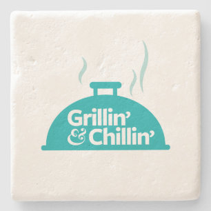 Grillin' & Chillin' Stone Coaster