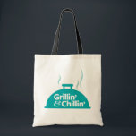 Grillin' & Chillin' Tote Bag<br><div class="desc">The Grillin' & Chillin' design is a great gift anyone who loves making food and is the ultimate home cook! Taste of Home is a cooking magazine & website with practical recipes from home cooks—not gourmet chefs featuring familiar everyday ingredientsand beautiful photos. More than recipes, Taste of Home fosters a...</div>
