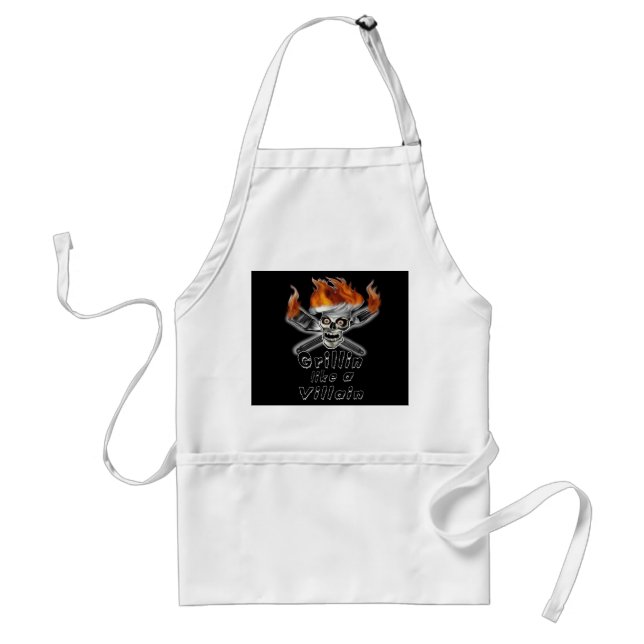 Grillin like a Villain apron (Front)