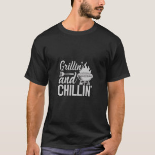 Grilling And Chilling Vintage Barbecue Grilling T-Shirt