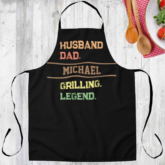 Grilling Legend  Apron (Dad Apron)