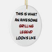 grilling legend, awesome ceramic tree decoration (Right)