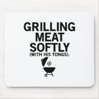 Grilling Meat Softly With His Tongs Funny Bbq Part
