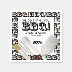 Grilling Tools   I Do BBQ Napkin