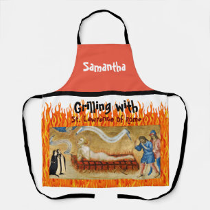 Grilling with St. Lawrence All-Over Print Apron