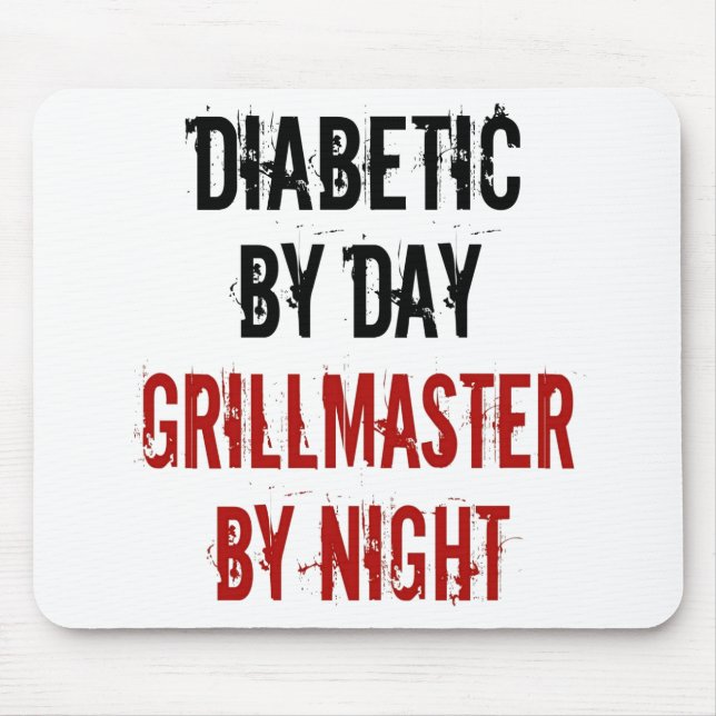 Grillmaster Diabetic Mouse Mat (Front)
