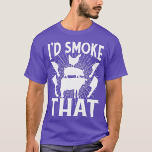 Grillmaster Id Smoke That Funny BBQ T-Shirt
