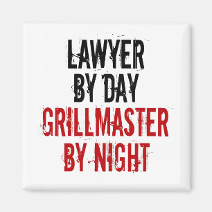 Grillmaster Lawyer Magnet