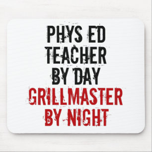 Grillmaster Physical Education Teacher Mouse Mat
