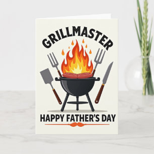 Grillmaster Sweet Fathers Day Card