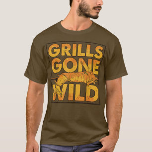 Grills Gone Wild BBQ Pig Roast Barbecue T-Shirt