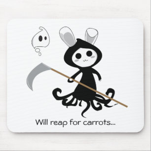 Grim Bunny Mouse Mat