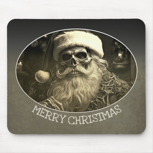 Grim Christmas - Skeleton Santa  65609 Mouse Mat (Front)