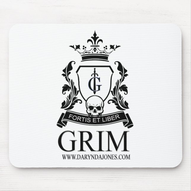 GRIM Final Logo.png Mouse Mat (Front)